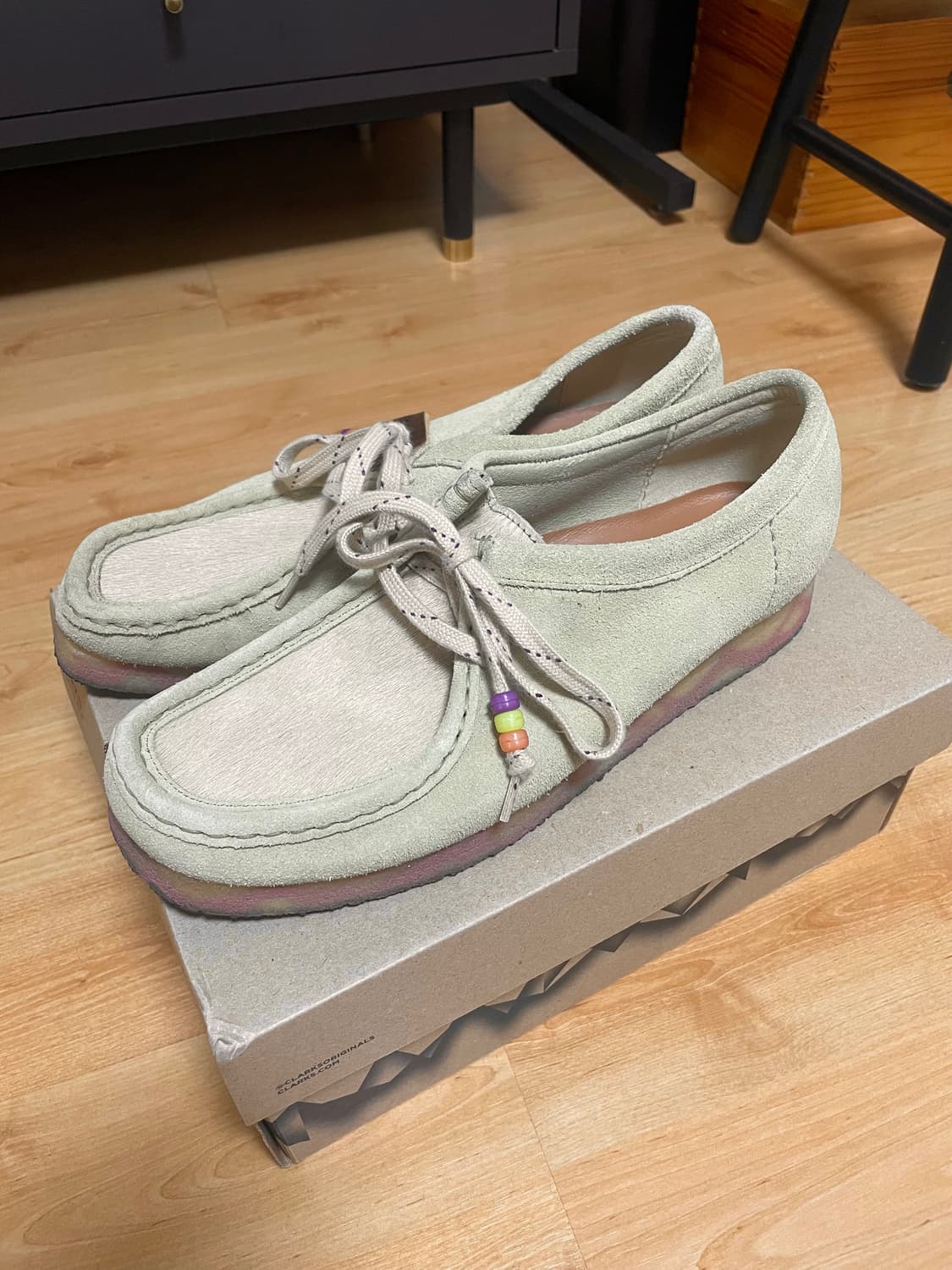 Clarks x Aries 왈라비 콤비 메이플 상품이미지3