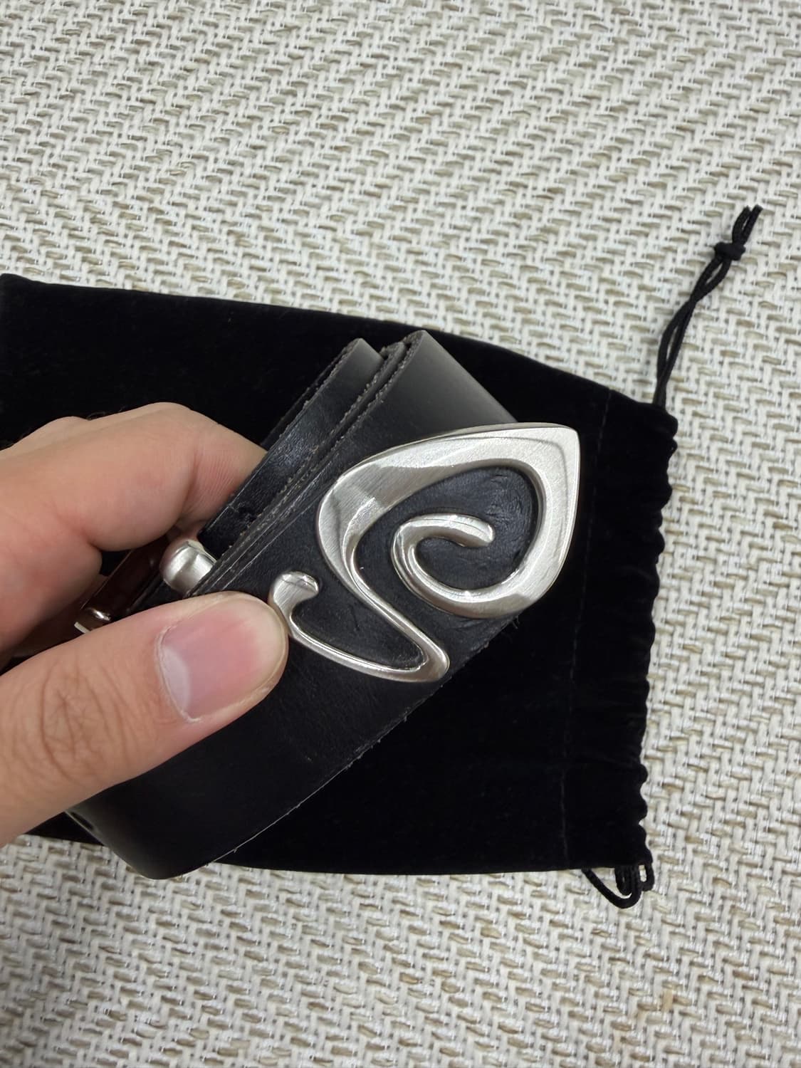 STUSSY METAL S TIP BELT 상품이미지4