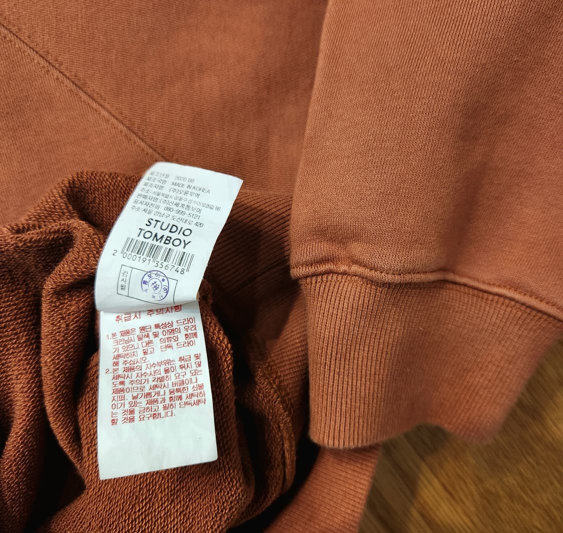 스튜디오 톰보이 맨투맨 유니섹스 상품이미지5