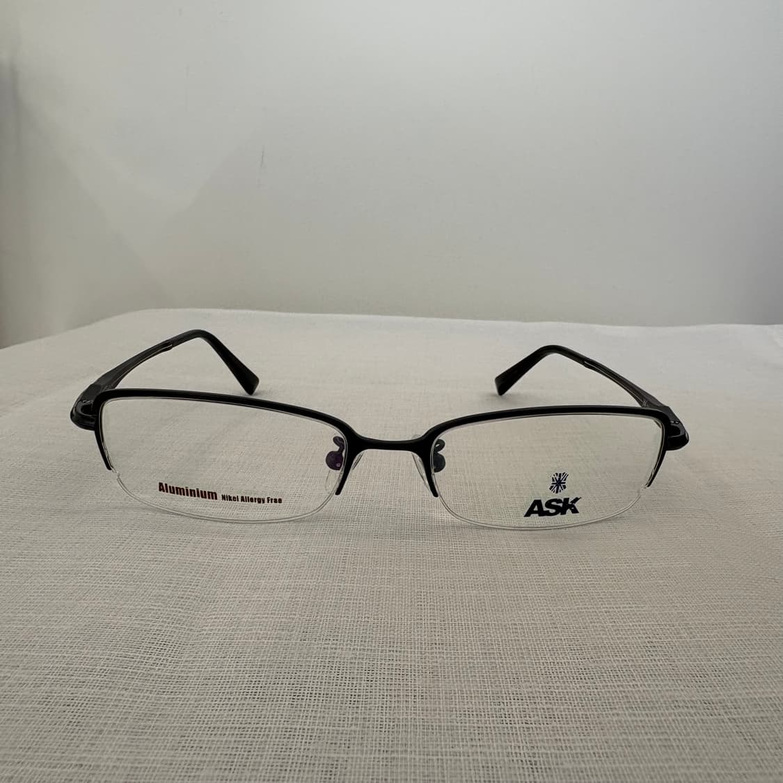 Ask 사각 반무테 빈티지 안경 상품이미지2