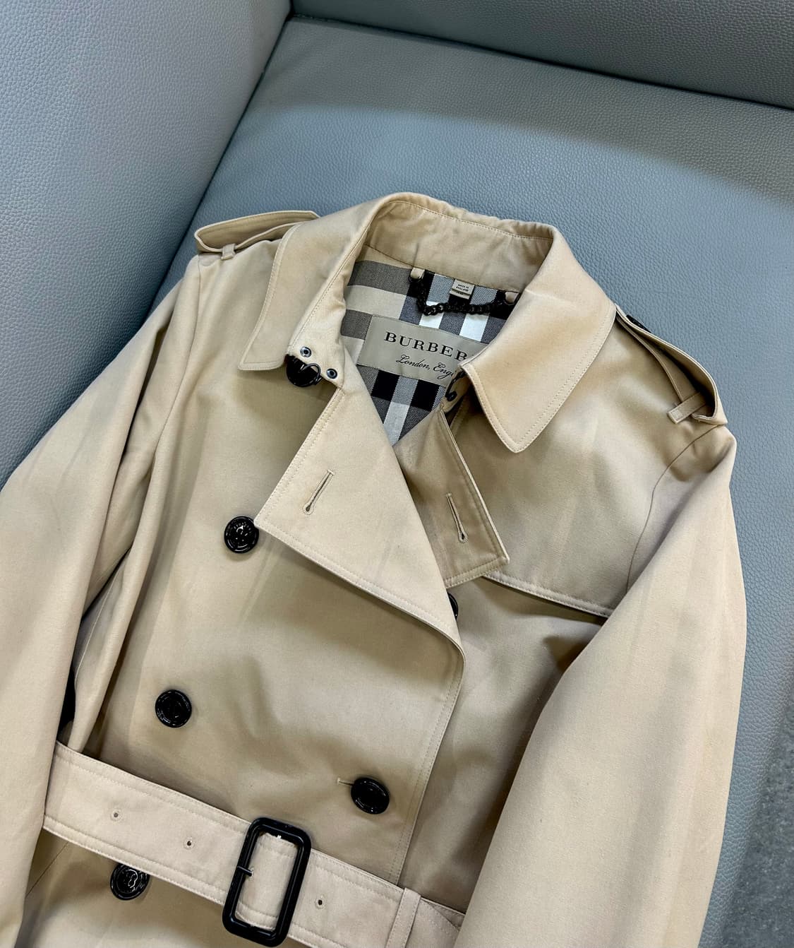 버버리 여성 하본 롱 트렌치코트(UK10/55반~66) 상품이미지3