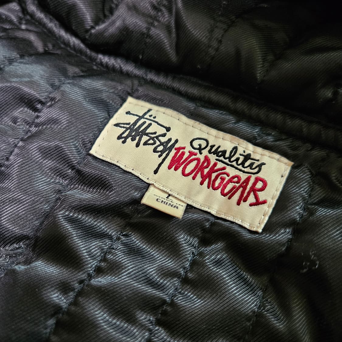 스투시 워크자켓 콘트라스트 스티치 그레이 상품이미지4