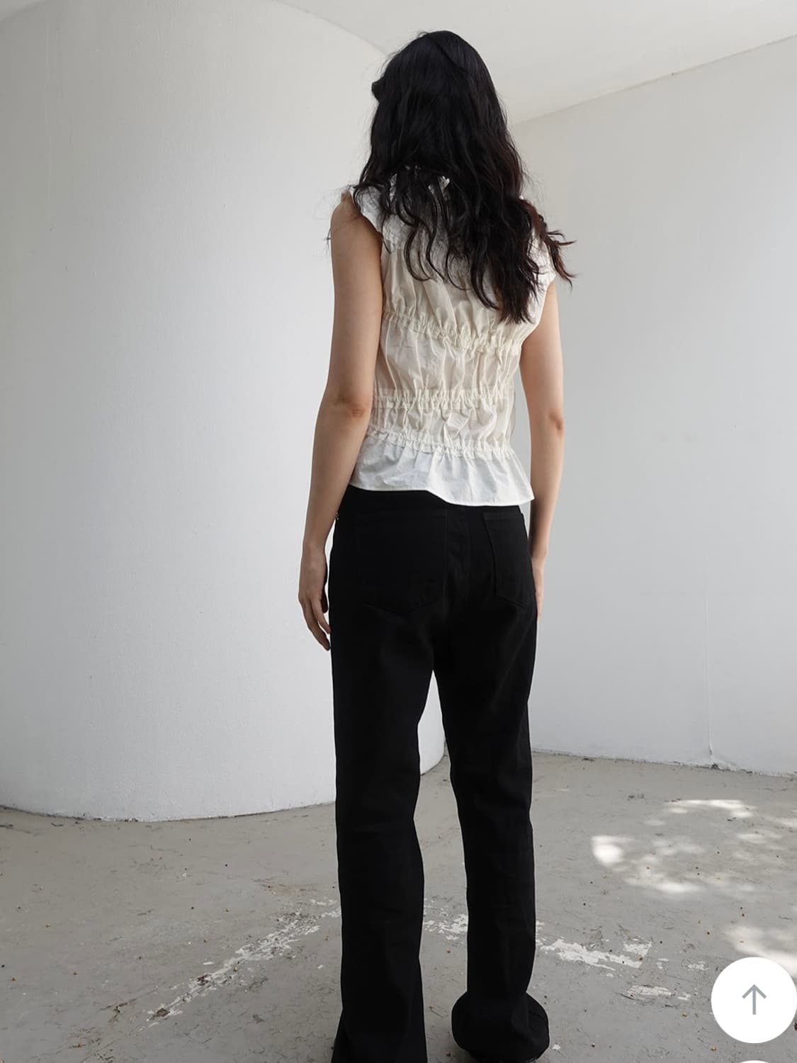 [새상품] m.o.k Lily in vase, gathers blouse 상품이미지4