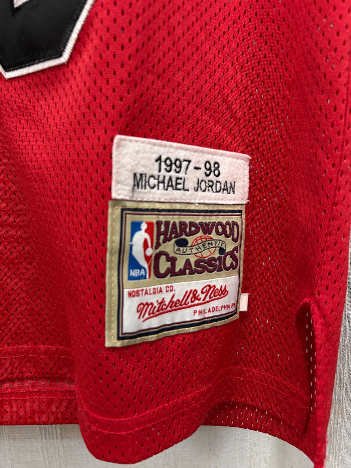 미첼엔네스 NBA 시카고불스 마이클조던 농구져지 나시 유니폼 상품이미지4