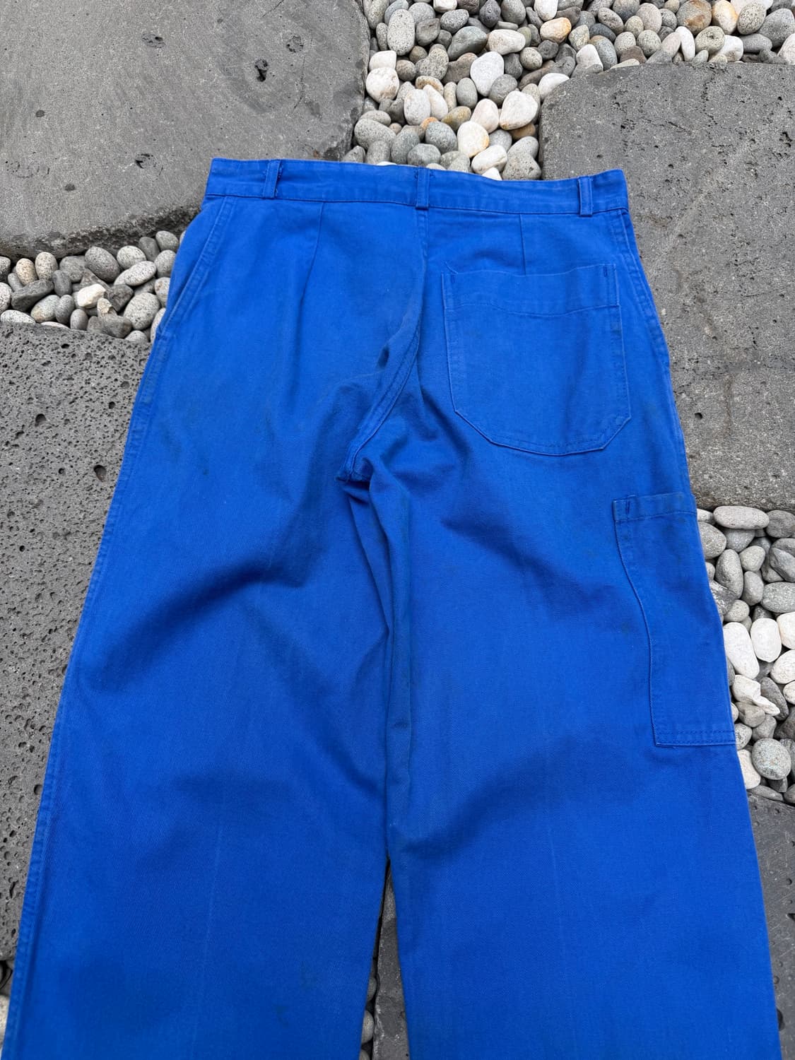 1980s DISTRESSED WASHED BLUE 빈티지 프렌치워크팬츠 상품이미지8