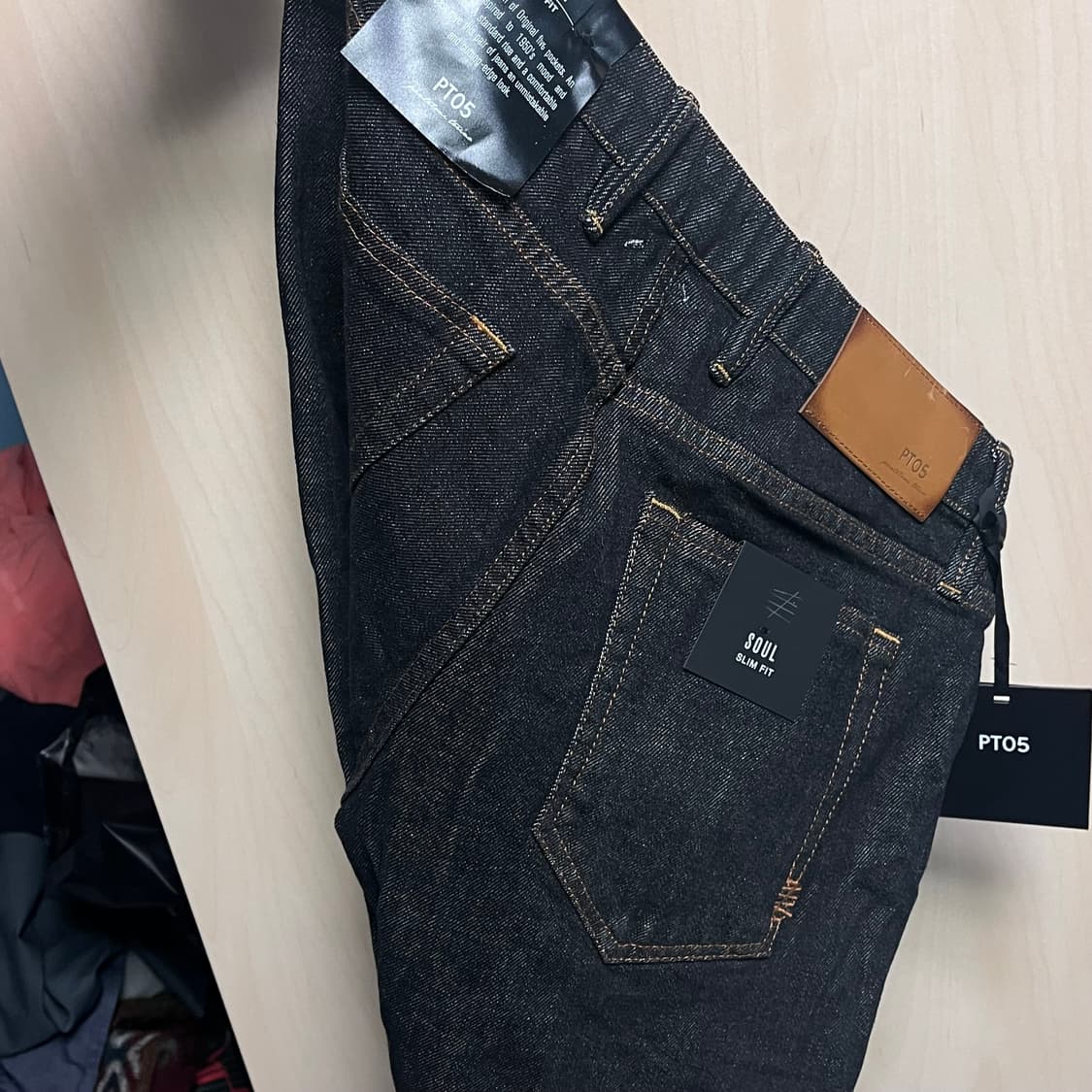 피티제로친퀘 [PT05] 소울 슬림 핏 생지 이태리 데님 상품이미지6