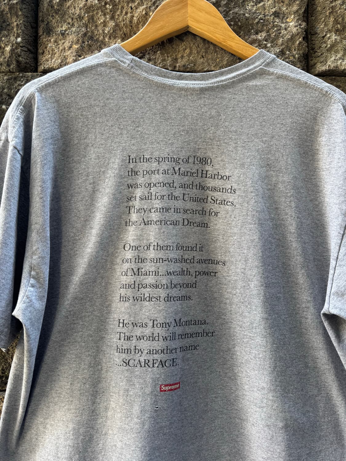 Fw17 슈프림 x 스카페이스 티셔츠 상품이미지7