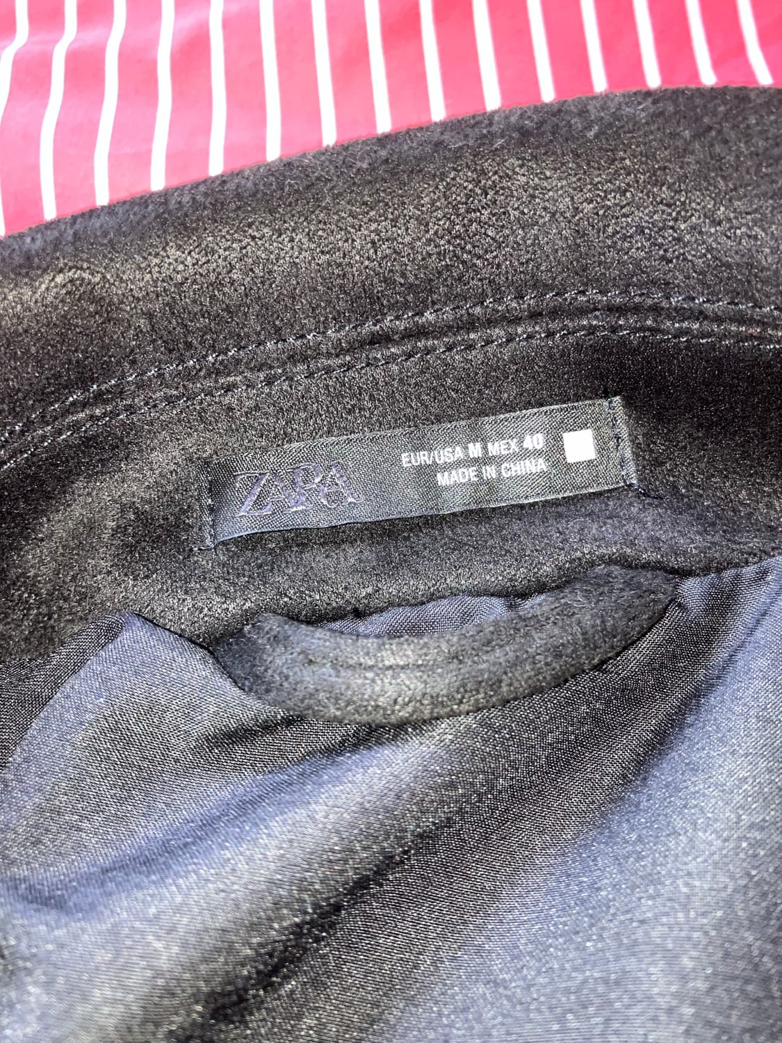 zara stud suede jacket M 상품이미지5