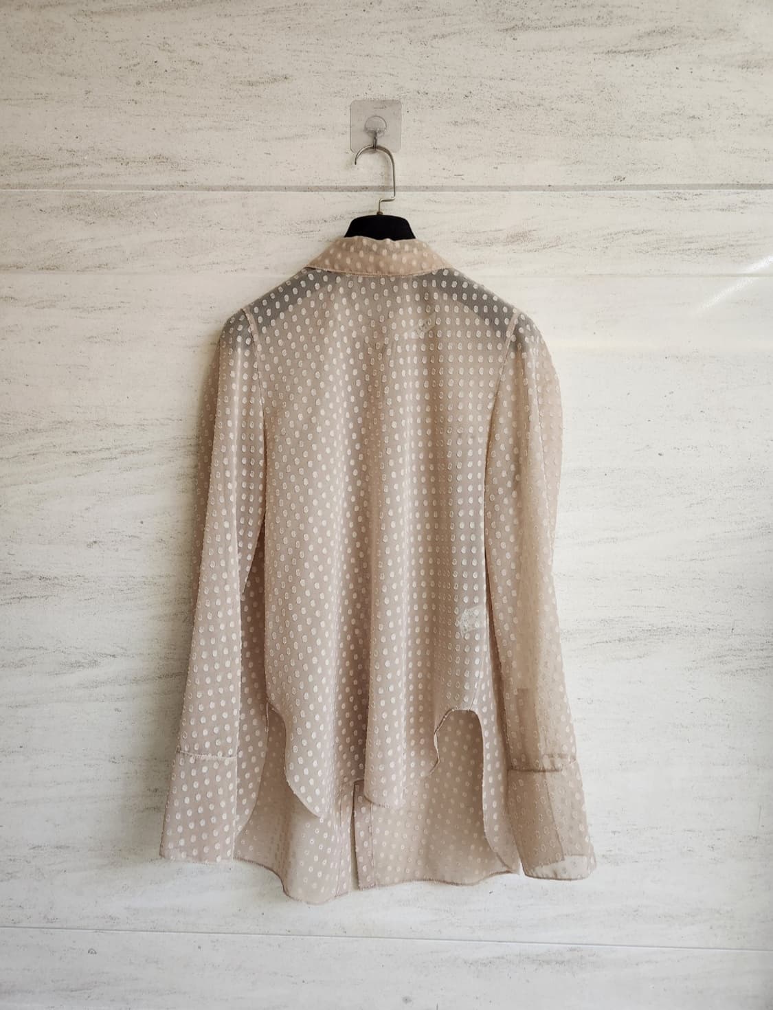 타임 번아웃 도트 시스루 블라우스 프리사이즈 상품이미지8