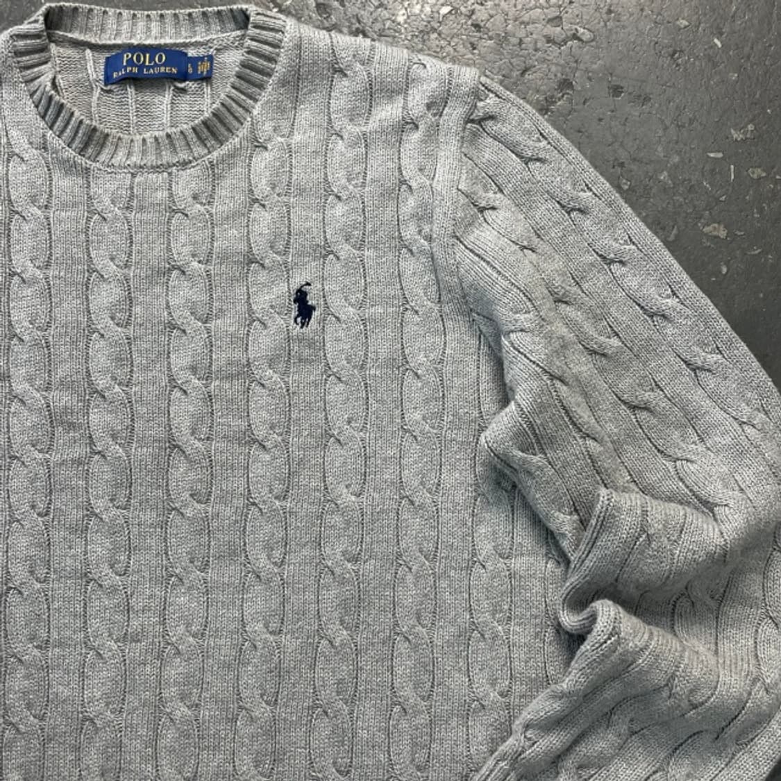 100 폴로 꽈배기 니트 상품이미지2