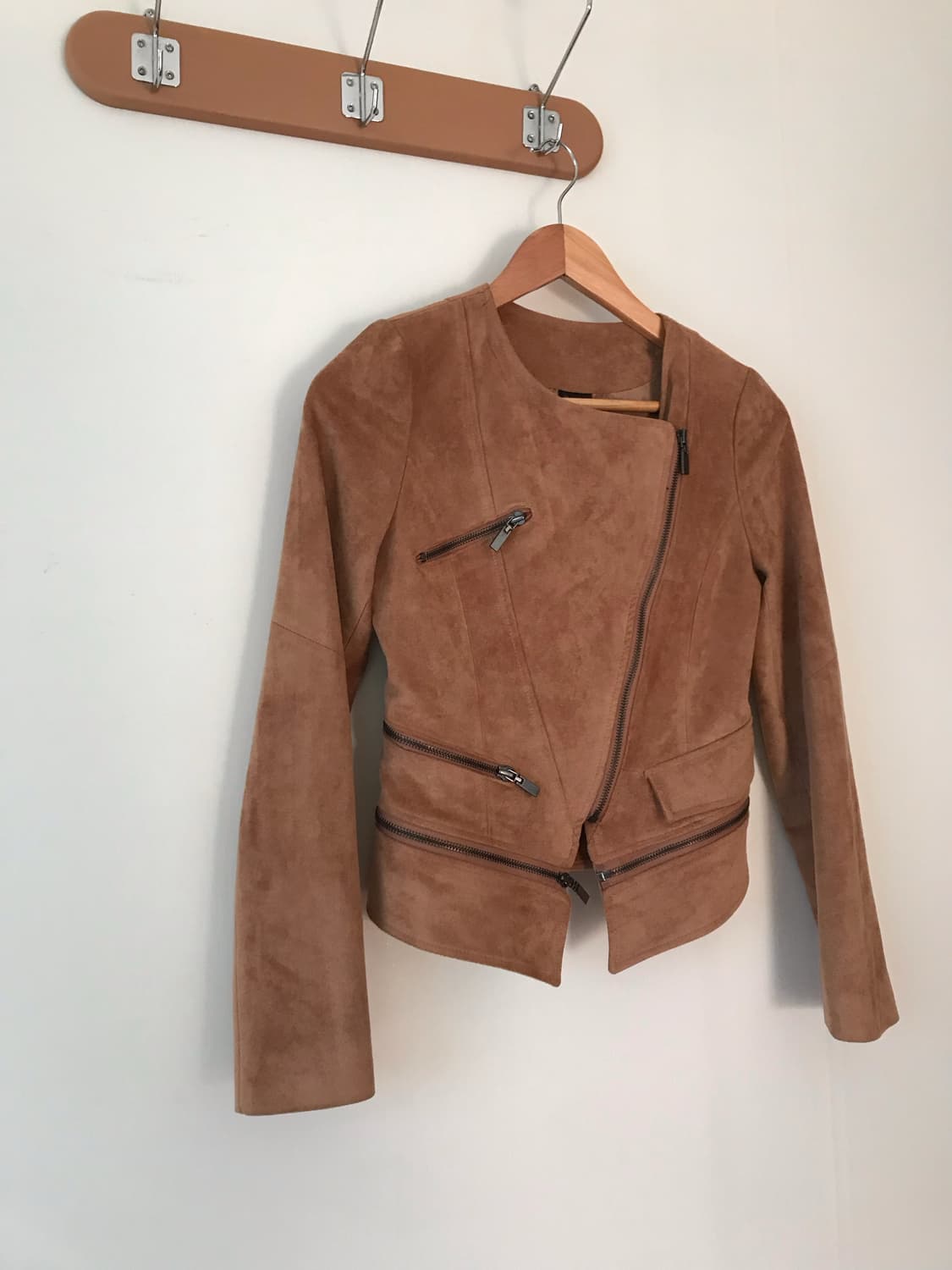 스웨이드 크롭 자켓 상품이미지6