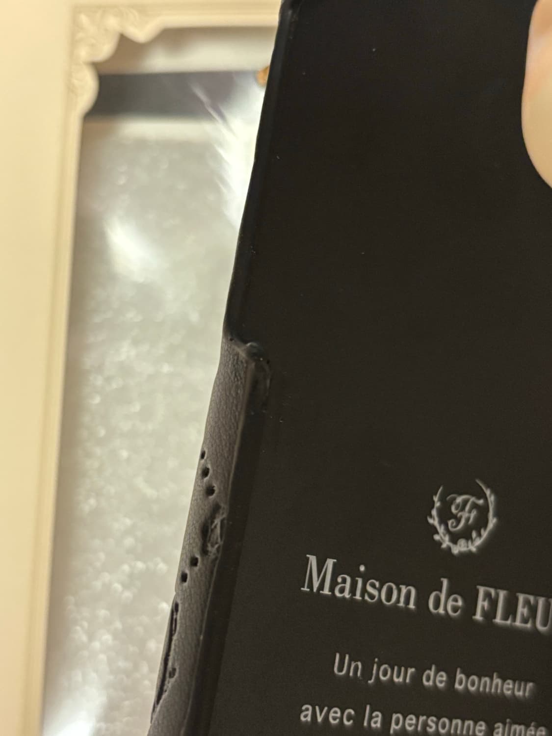 메종드플뢰르 아이폰14 블랙 케이스 양지뢰 스나계 핀터 대장 갸루 상품이미지3