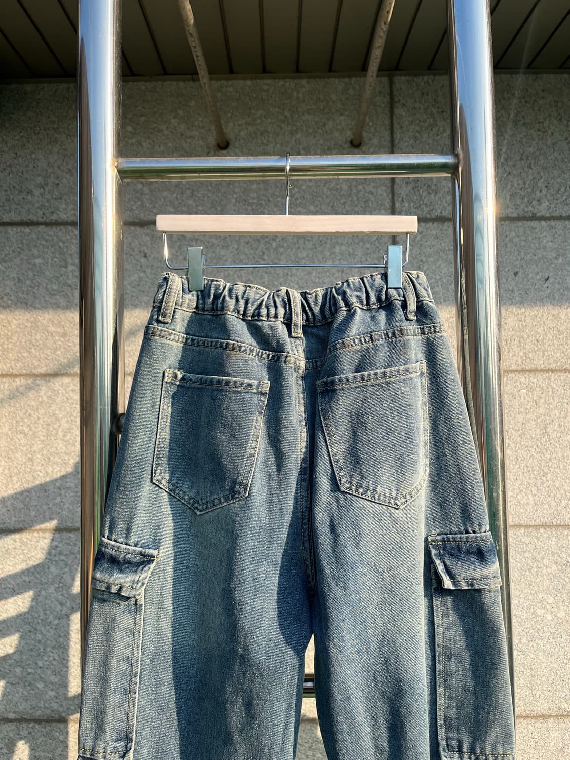 빈티지 데님 포켓 팬츠  상품이미지5