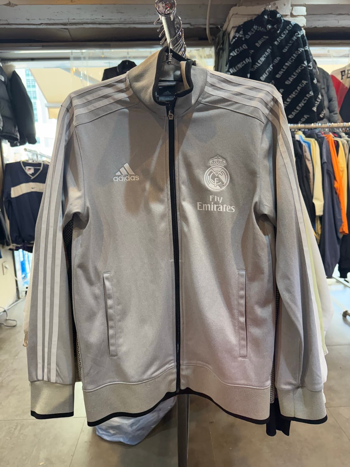 레알 마드리드 rm 져지 트랙탑 그레이 95 상품이미지2