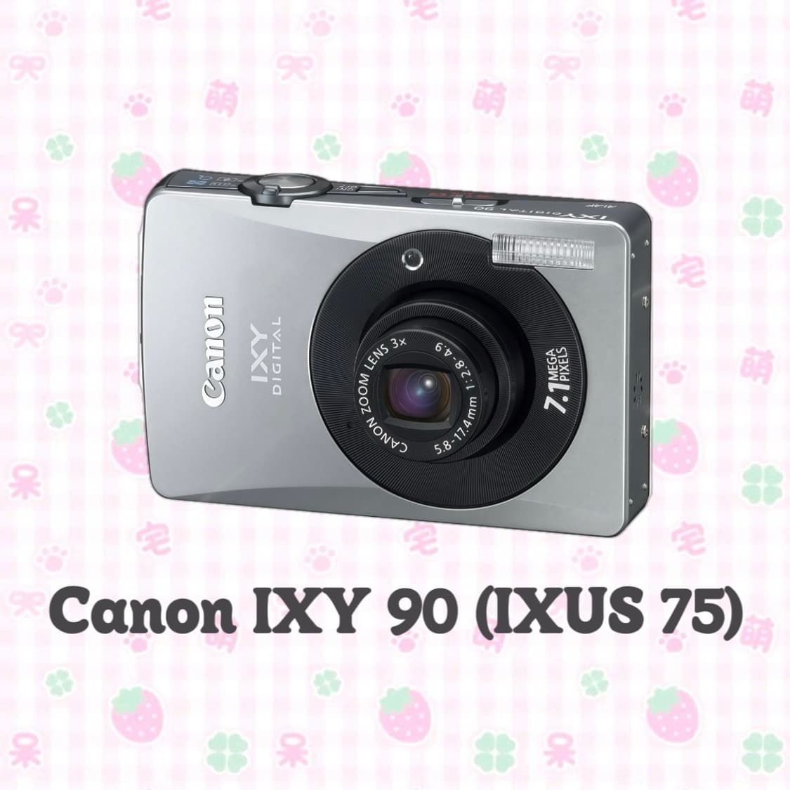 [인기❤️‍🔥/작례⭕️] 캐논 IXY90 (IXUS75) 빈티지 카메라 상품이미지1