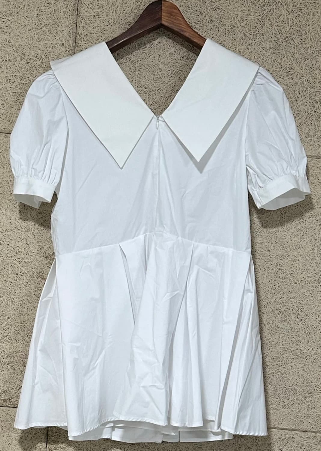 원피스 새상품 화이트 55 M 상품이미지3