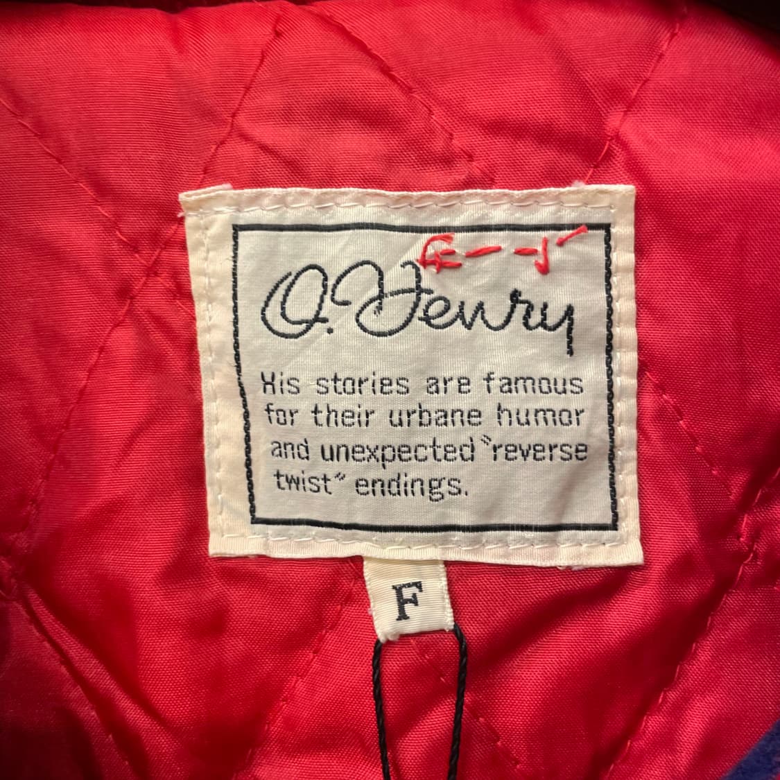 90s O Henry 테니스 클럽 세일러 후드 크롭 바시티 자켓 N350 상품이미지9