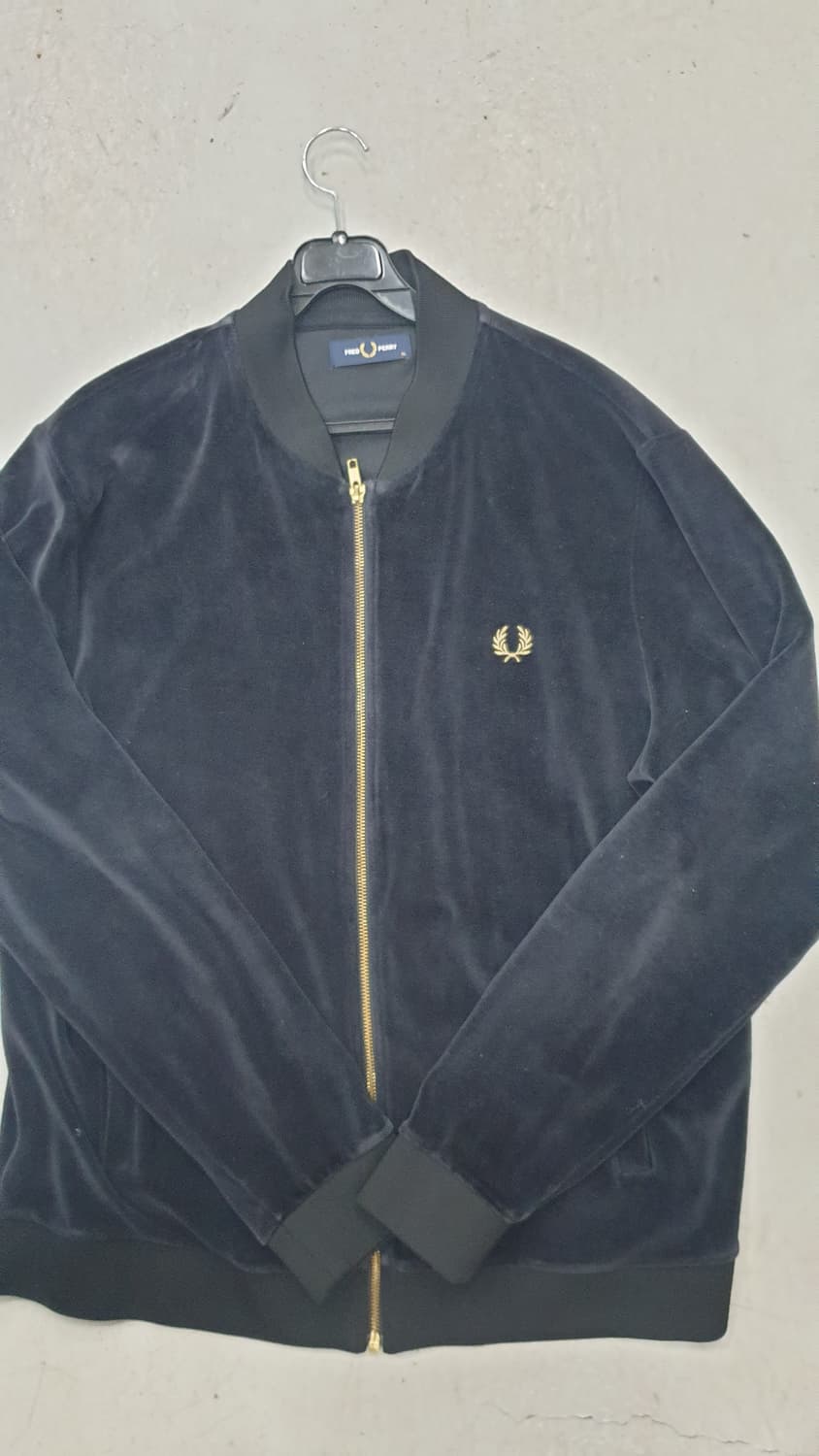 프레드페리 벨벳 블루종 xl 상품이미지1