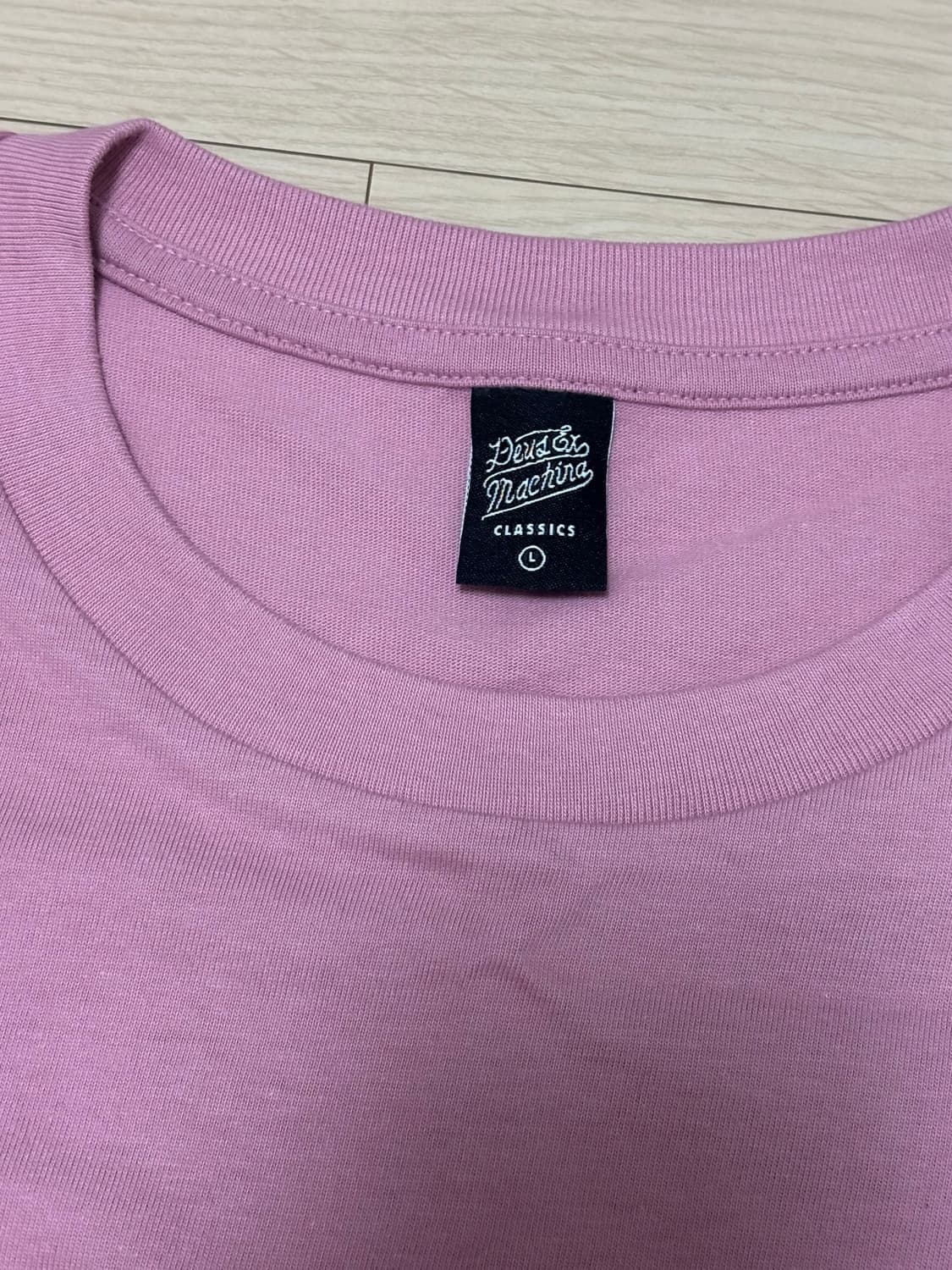 데우스 핑크 반팔 상품이미지2