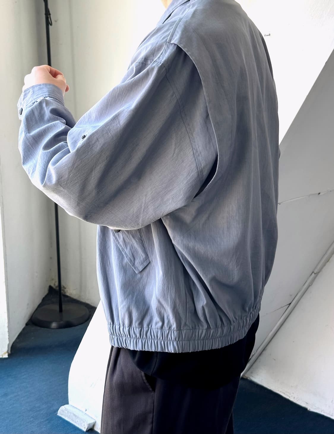 JPN made light poly design blouson 상품이미지10