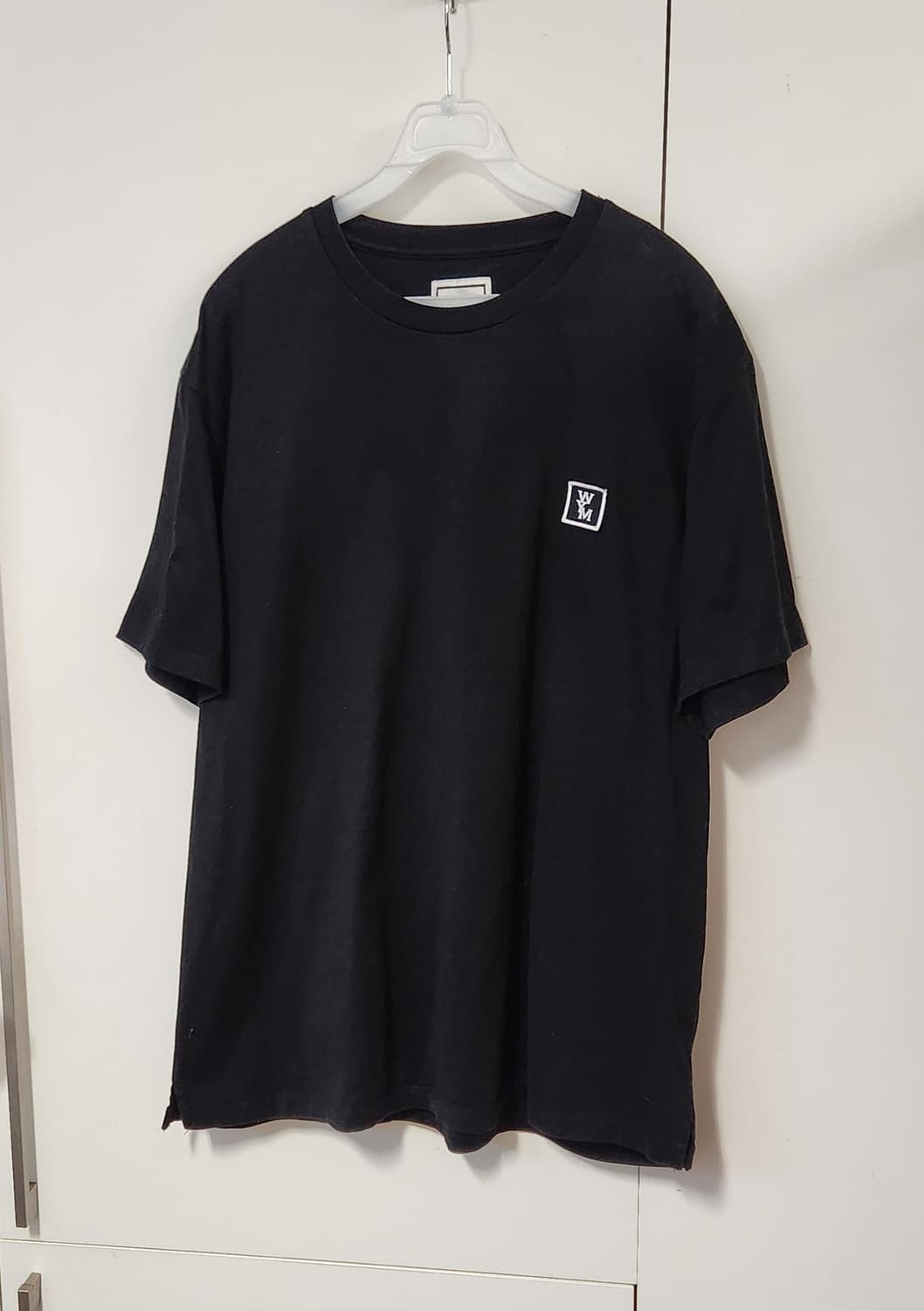 우영미 백로고 반팔 티셔츠48 (100-105) 상품이미지1