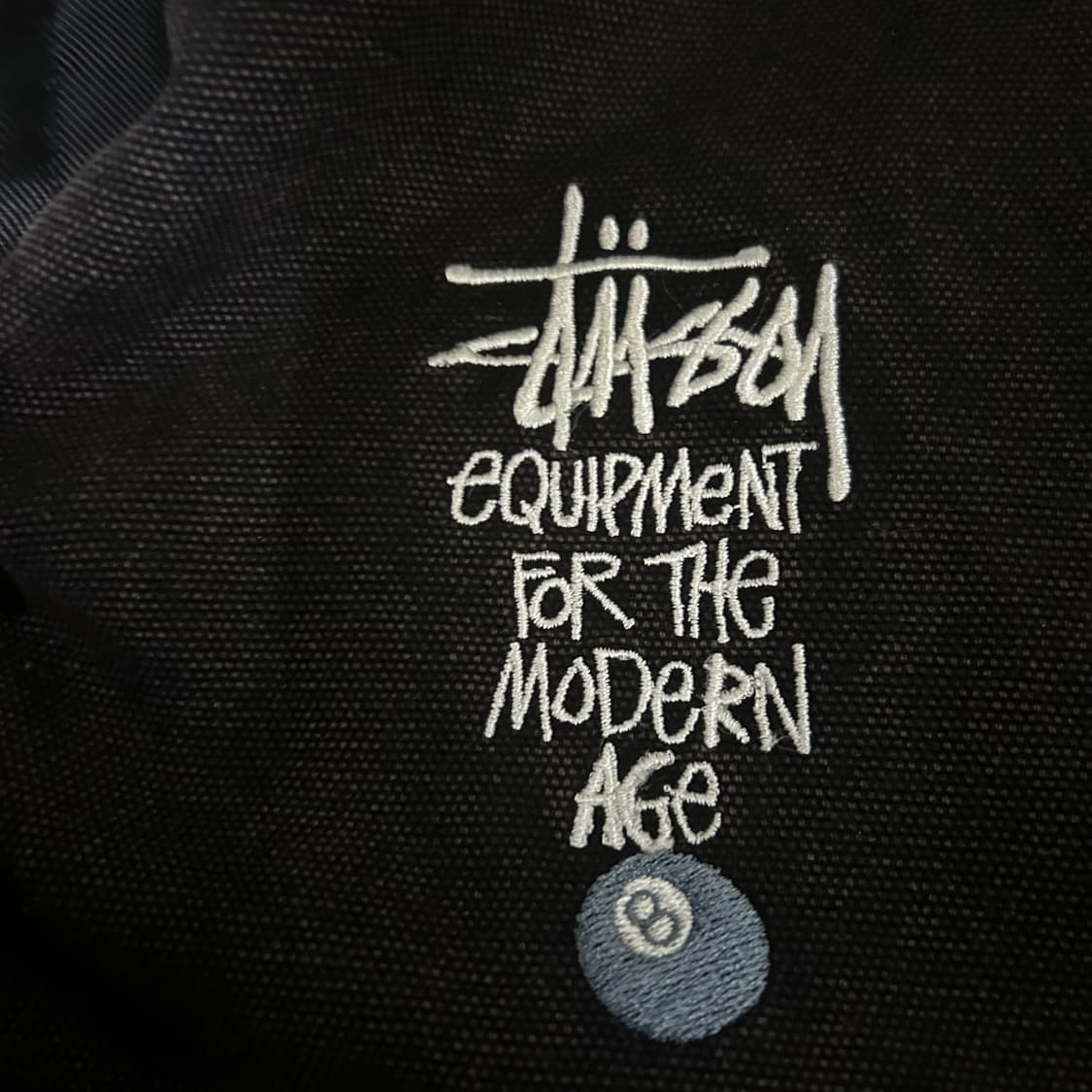 스투시 캔버스 인슐레이티드 워크 자켓 블랙 상품이미지5