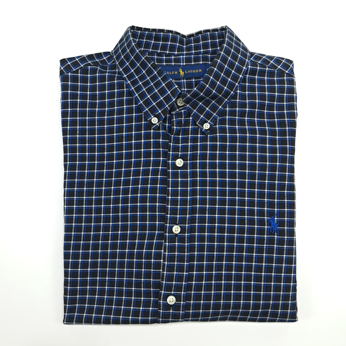 CN306 2XL 폴로 랄프로렌 블랙 더블 윈도우페인 긴팔 셔츠 남방 상품이미지8