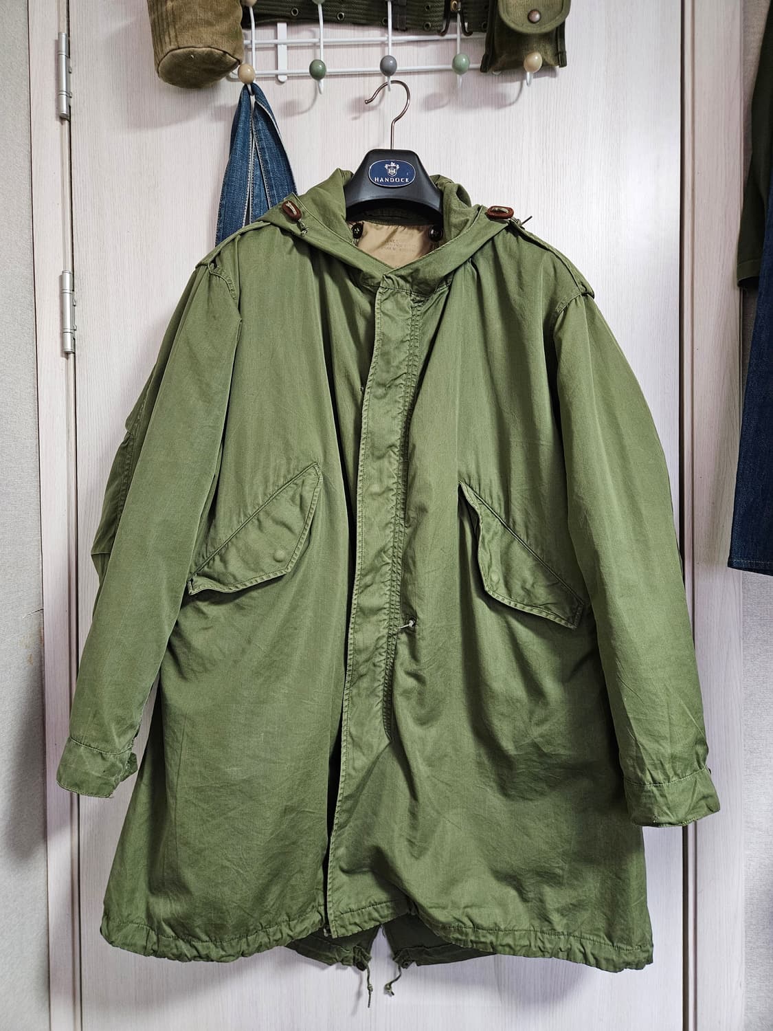 50s og  m51 미군 피쉬테일 파카 내 외피 s 상품이미지1
