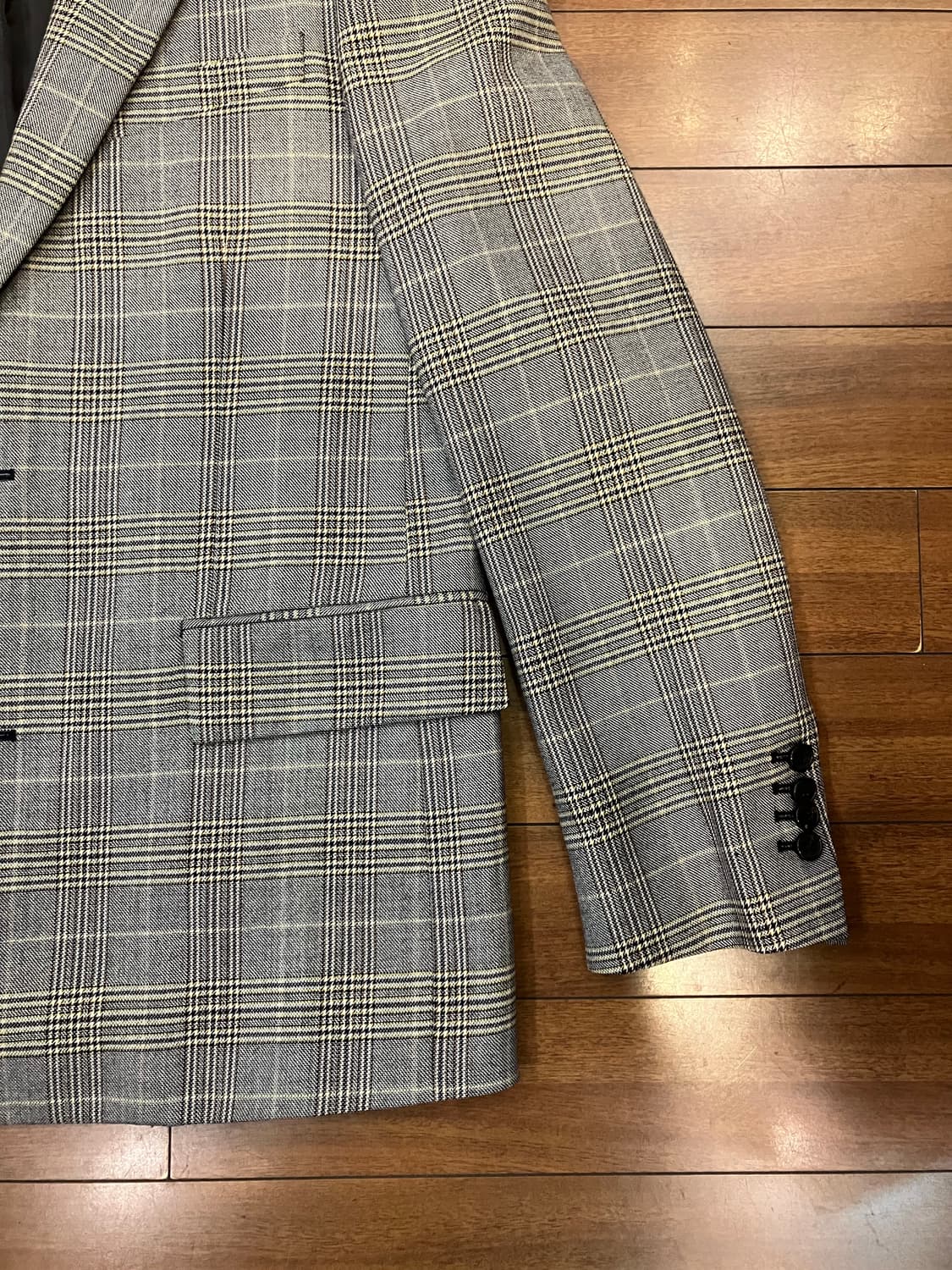 준지 체크자켓  상품이미지3