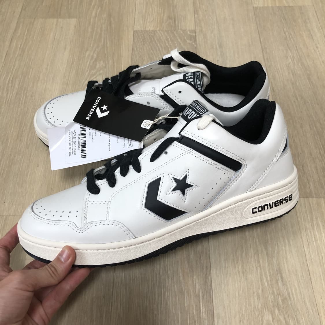 (300) 새상품 컨버스 CONVERSE 웨폰 빈티지 화이트 로우 상품이미지1
