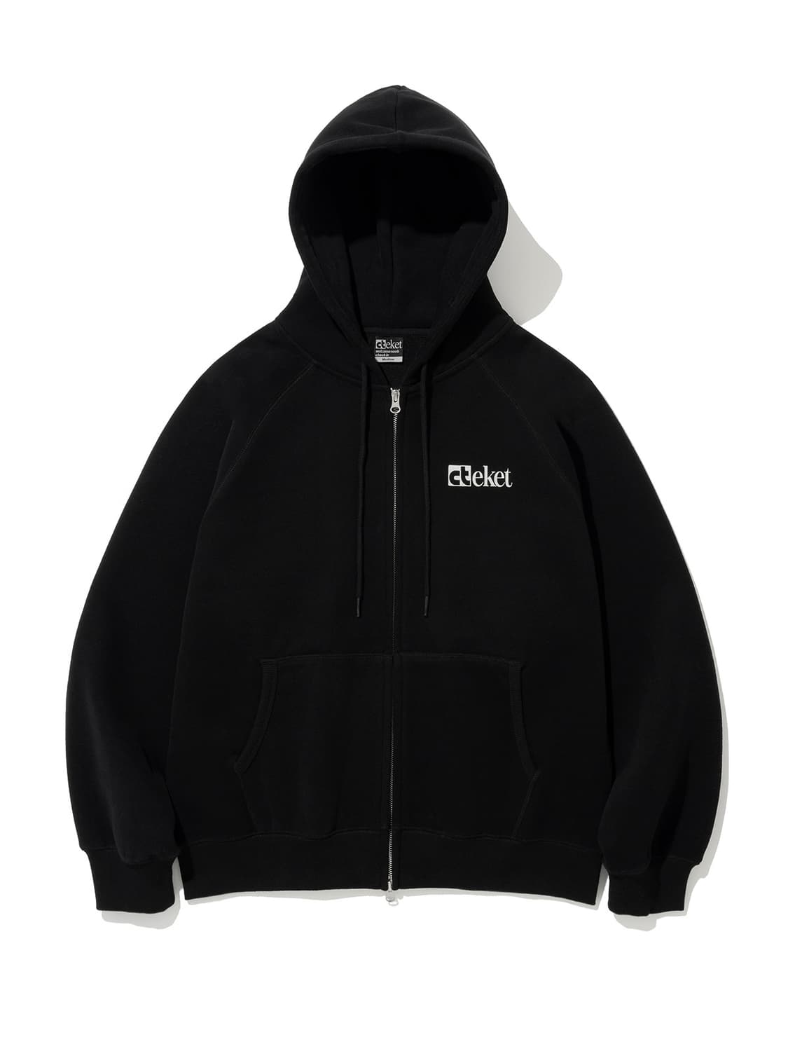 테켓 후드집업 블랙 L Plan Zip-Up Hoodie Black  상품이미지1