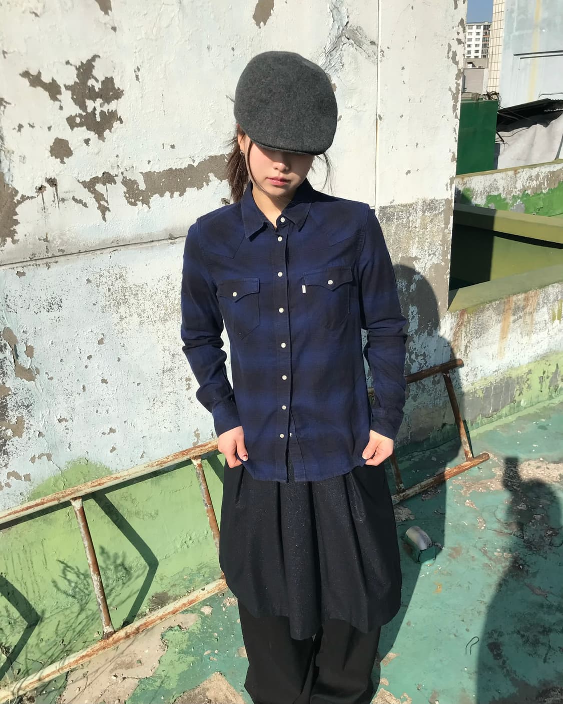 리바이스 네이비 버튼 셔츠  상품이미지6