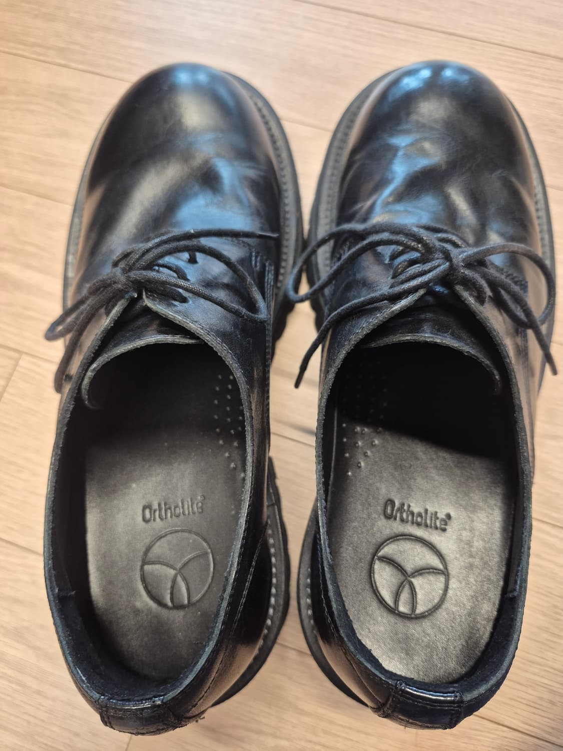 야세 6.5cm 페더 코만도솔 홀스하이드 더비 블랙 상품이미지7