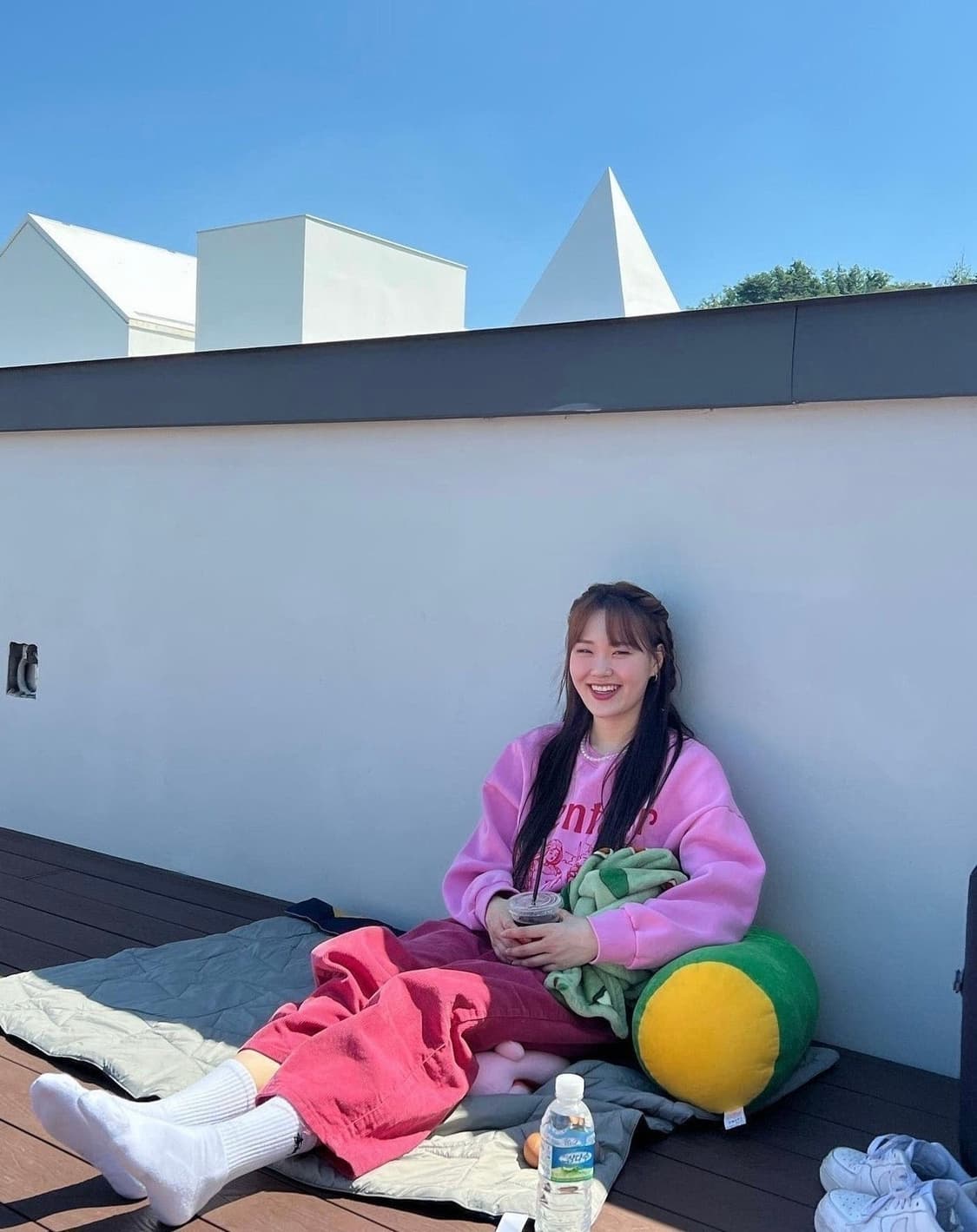 더센토르 기모 맨투맨 핑크 (이유비 맨투맨), 더센토르 맨투맨 상품이미지4