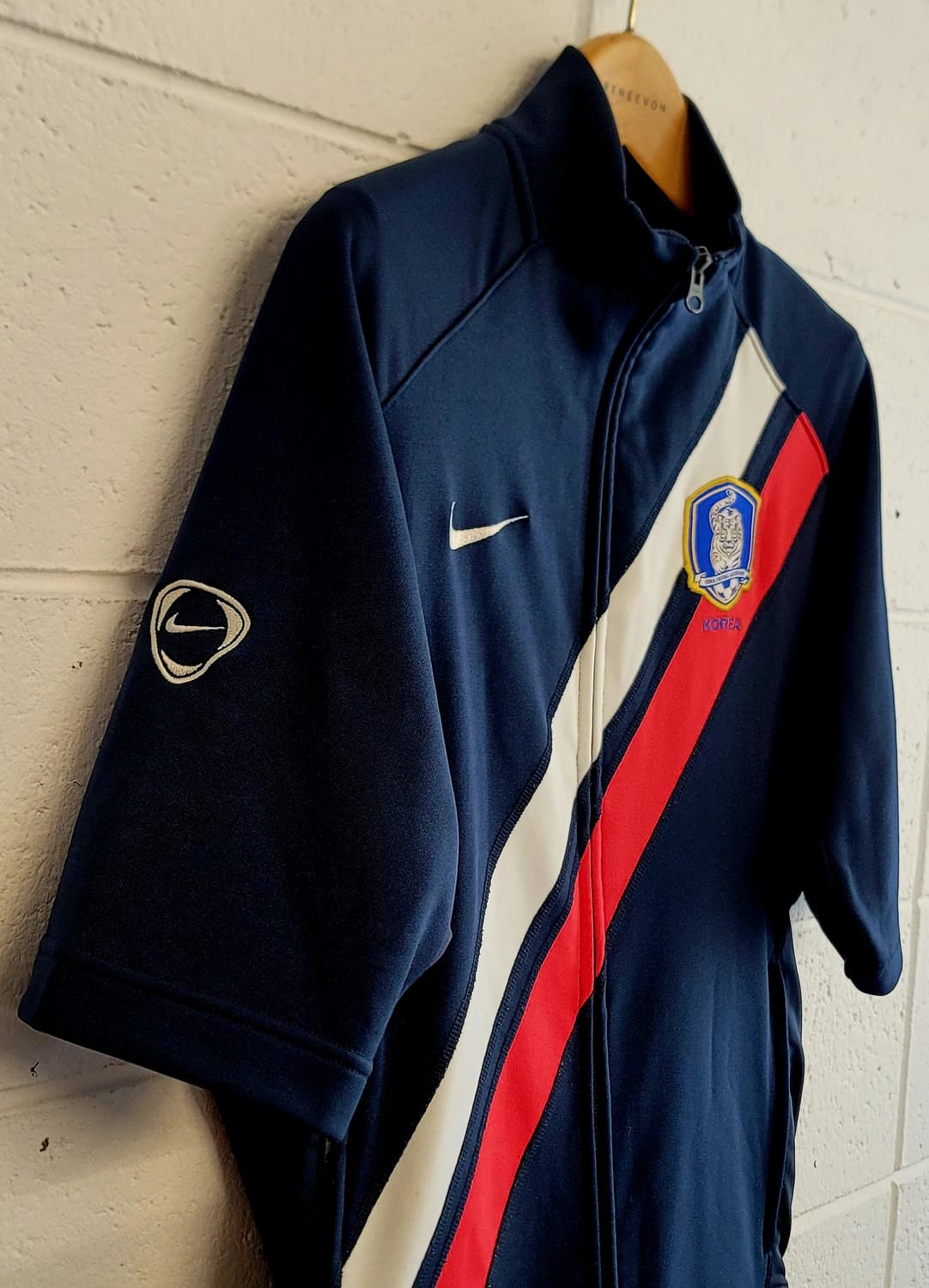 나이키 06-08 대한민국 축구 국가대표팀니트 웜업 반팔자켓 판매 상품이미지5