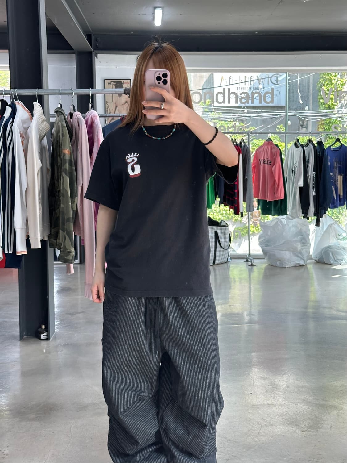 스투시 00s 크라운 너프 반팔티 상품이미지4