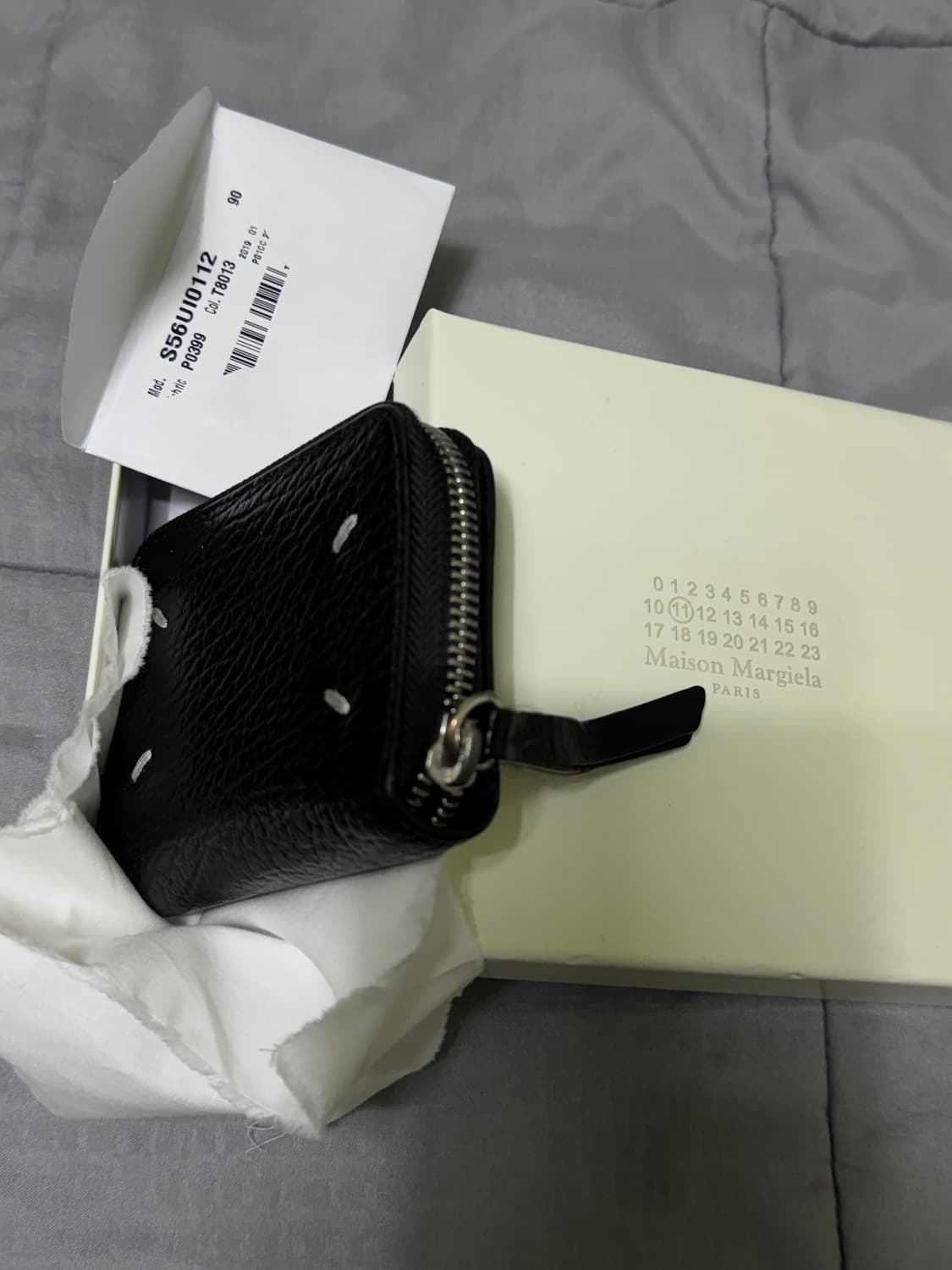 마르지엘라 스티치 블랙동전 카드지갑  상품이미지2