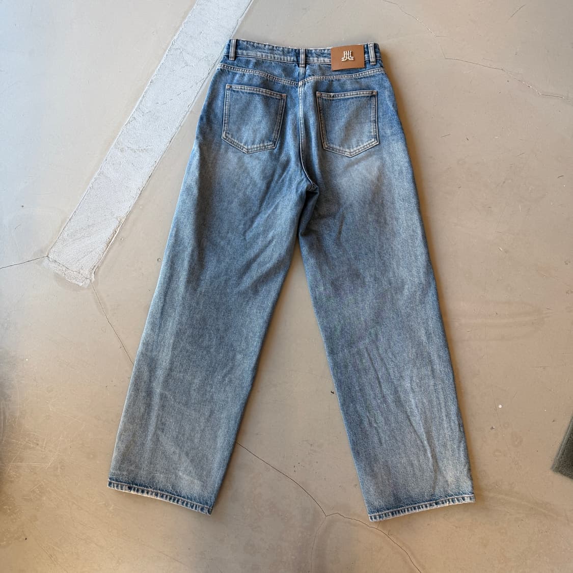 랑방 24ss 와이드 데님 팬츠 상품이미지5