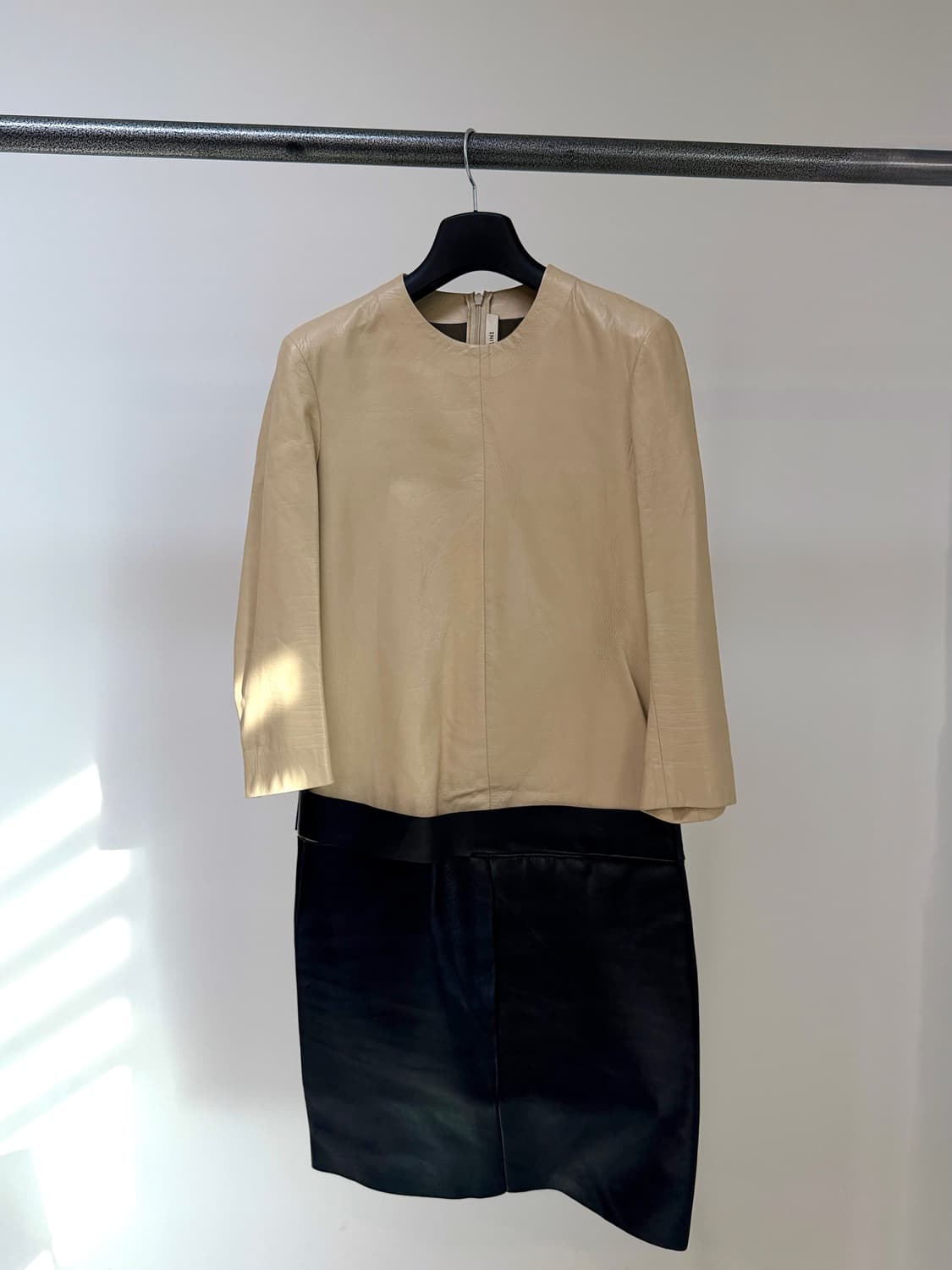 셀린 가죽 원피스(34) 상품이미지1