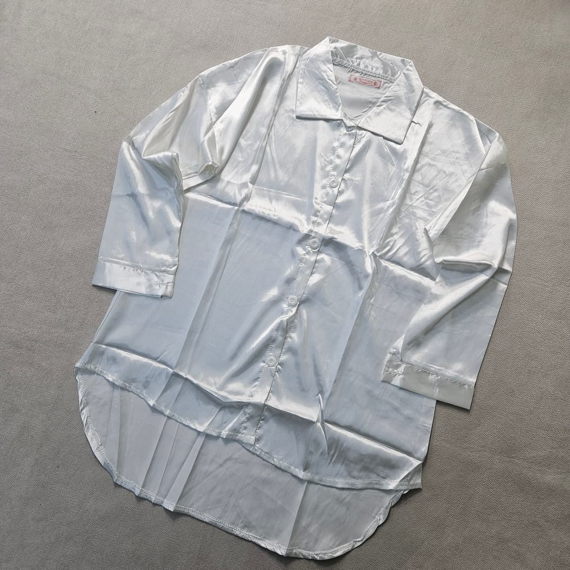 XL 새상품 프리마비스타 실크셔츠 잠옷 0401Y 상품이미지1