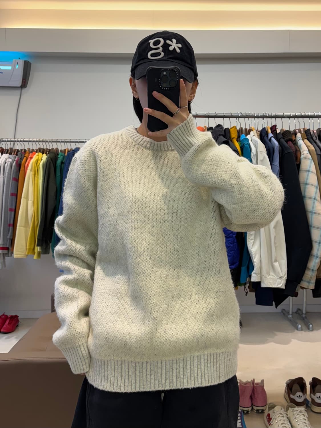 스투시 8볼 헤비 브러쉬드 모헤어 니트 상품이미지6