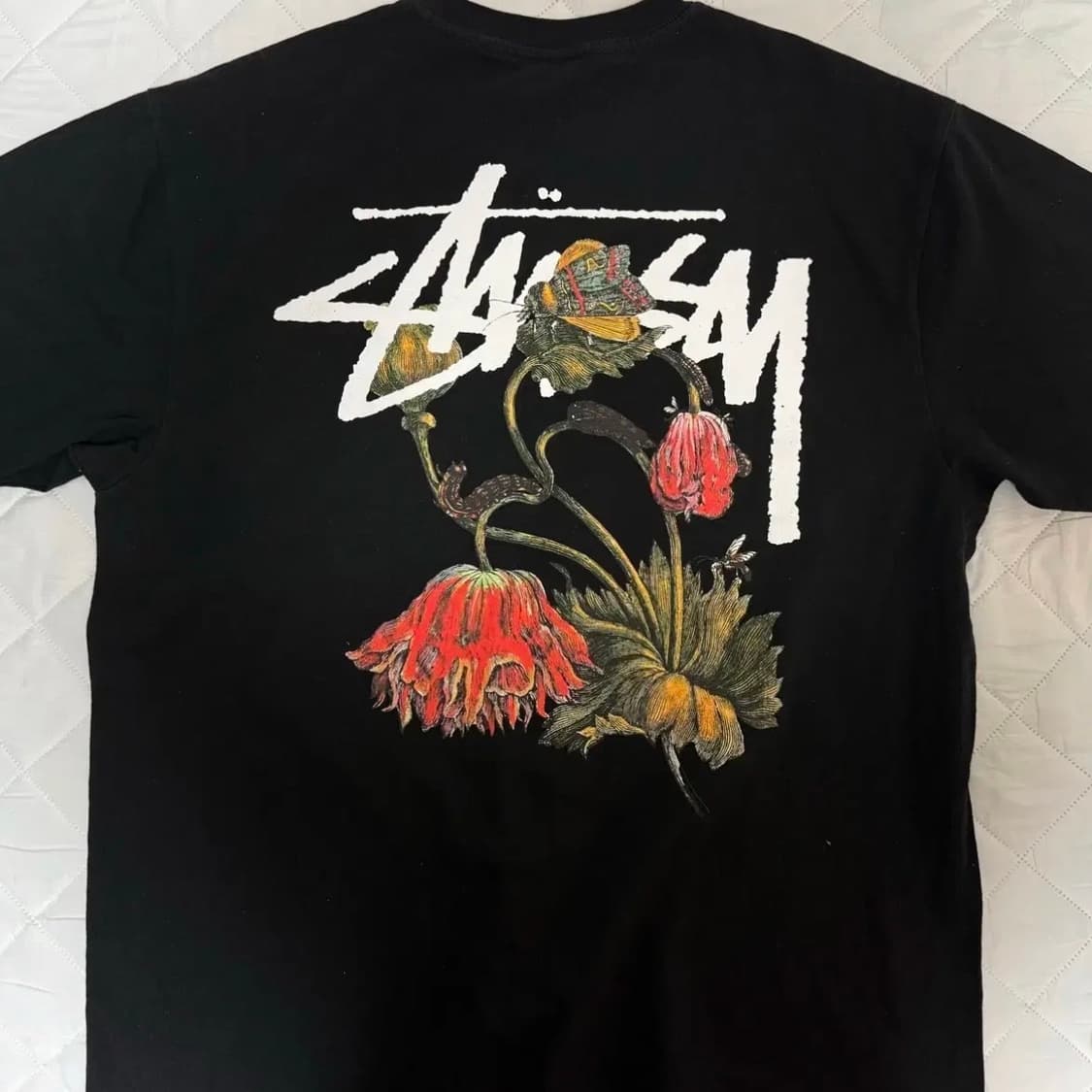 스투시 위더드 플라워 티셔츠 L 상품이미지3