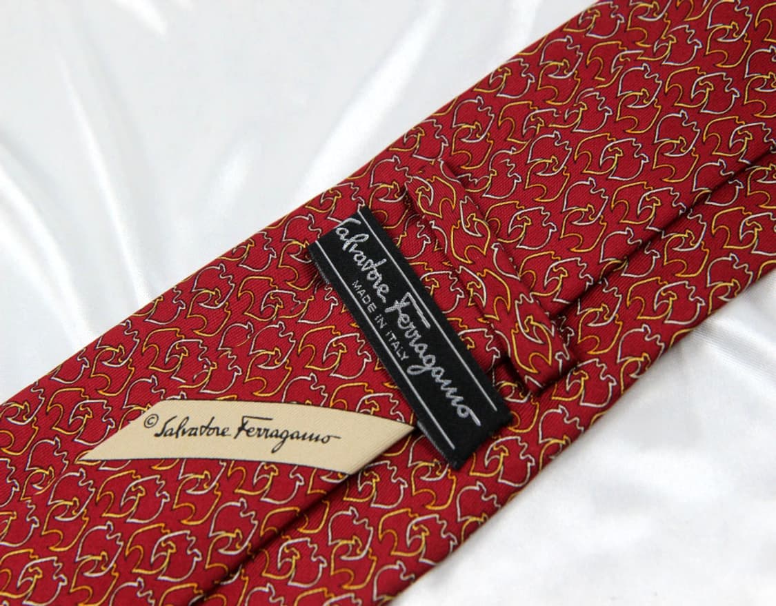 페라가모 9.5cm A+등급 남자 명품 넥타이 상품이미지3