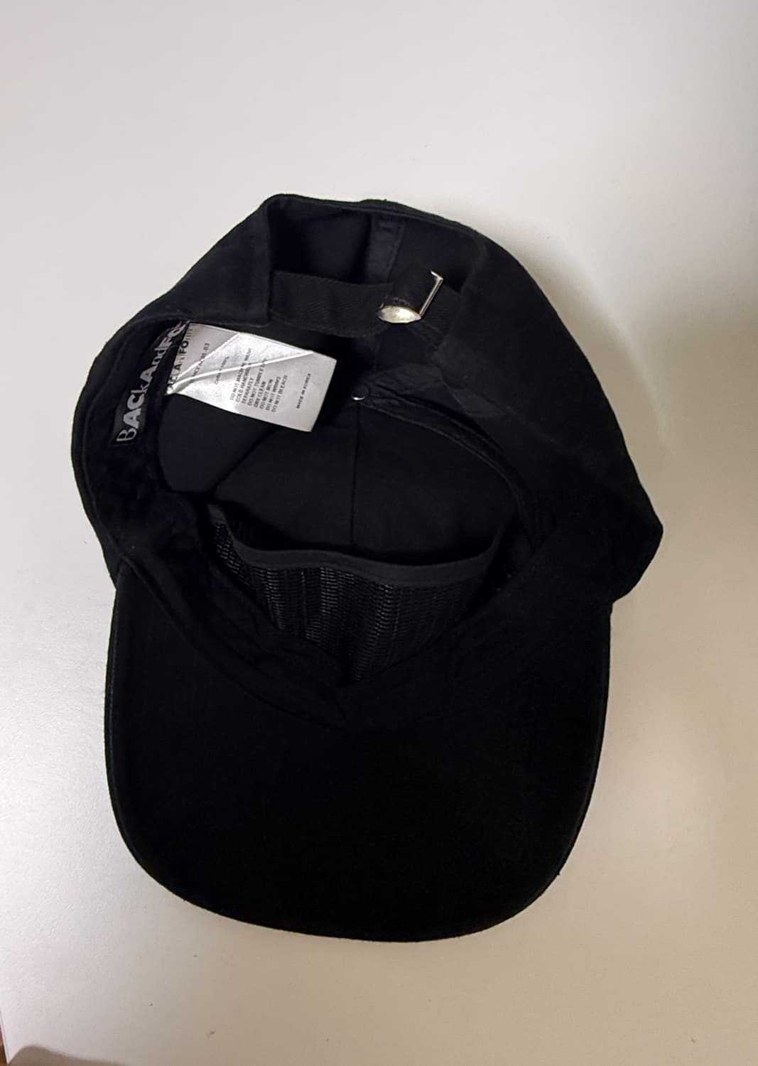 백엔포스 RUSTIC CAP [WASHED BLACK] 상품이미지4