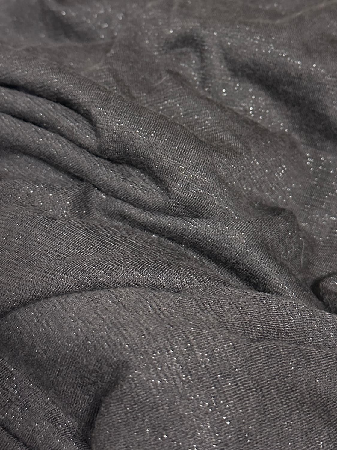 빈티지 오즈세컨 드레이프 글리터 롱슬리브 탑 상품이미지5