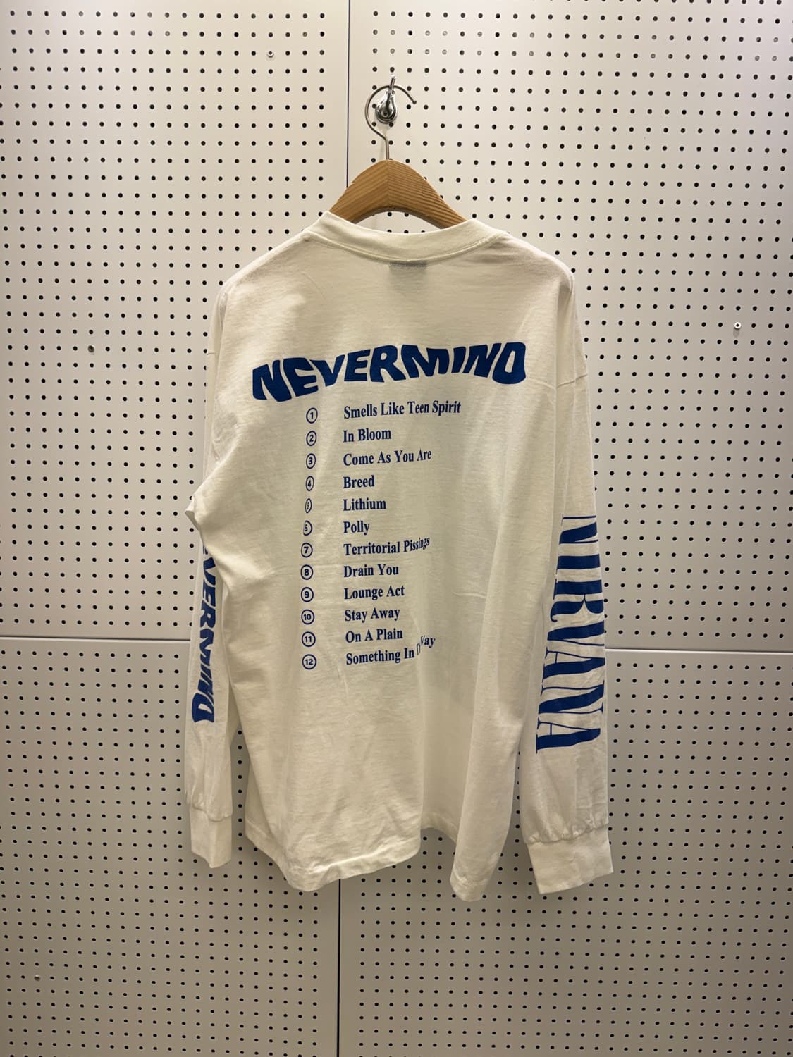너바나 네버마인드 프린팅 긴팔 티셔츠 U1152 상품이미지3