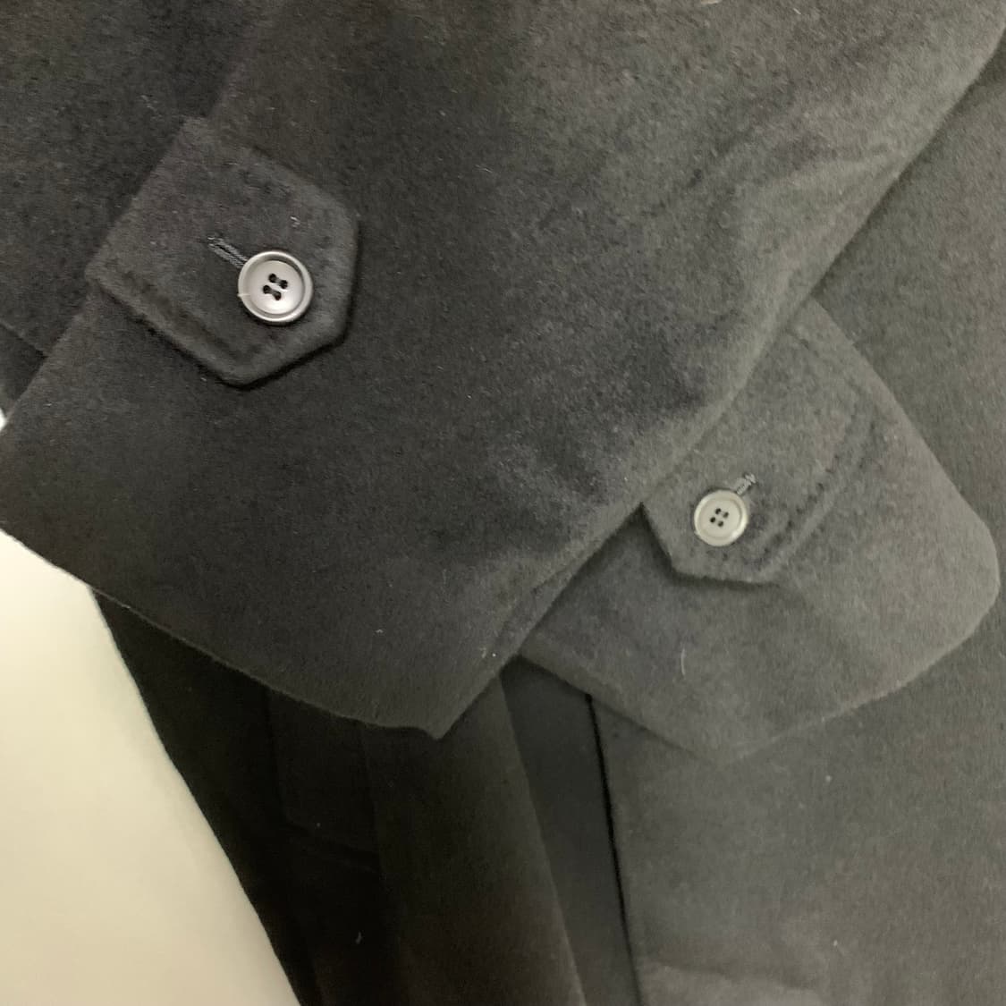 빈티지 캐시미어 100% 하프코트 남녀공용 빈티지 s 상품이미지8