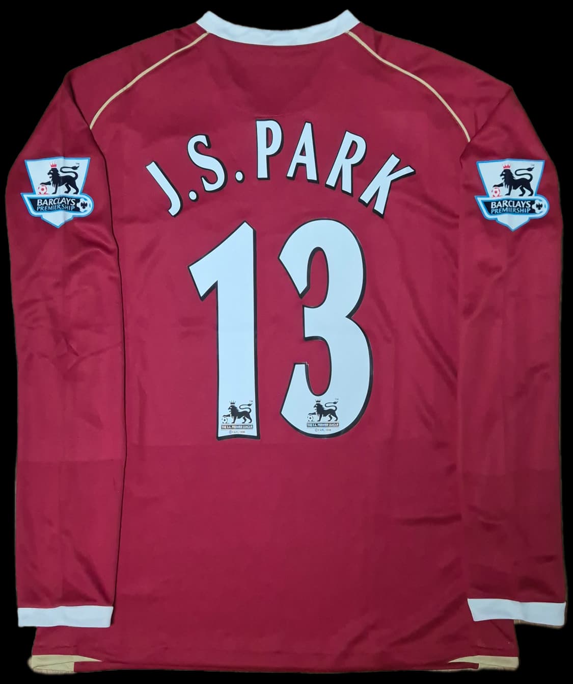 레트로)06-07 맨유 홈킷 박지성 긴팔 유니폼 L사이즈 레플리카 상품이미지1