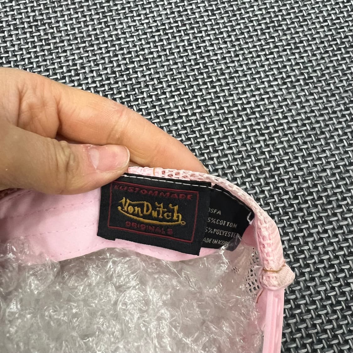 본더치 핑크 볼캡 상품이미지3