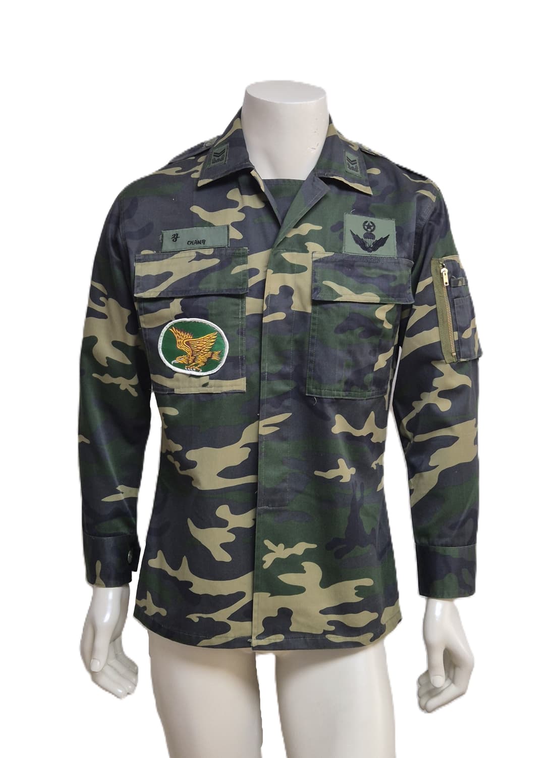 육군 구형 1공수특전여단 중사 사제 독사복 전투복 상의 자켓 (L) 상품이미지1